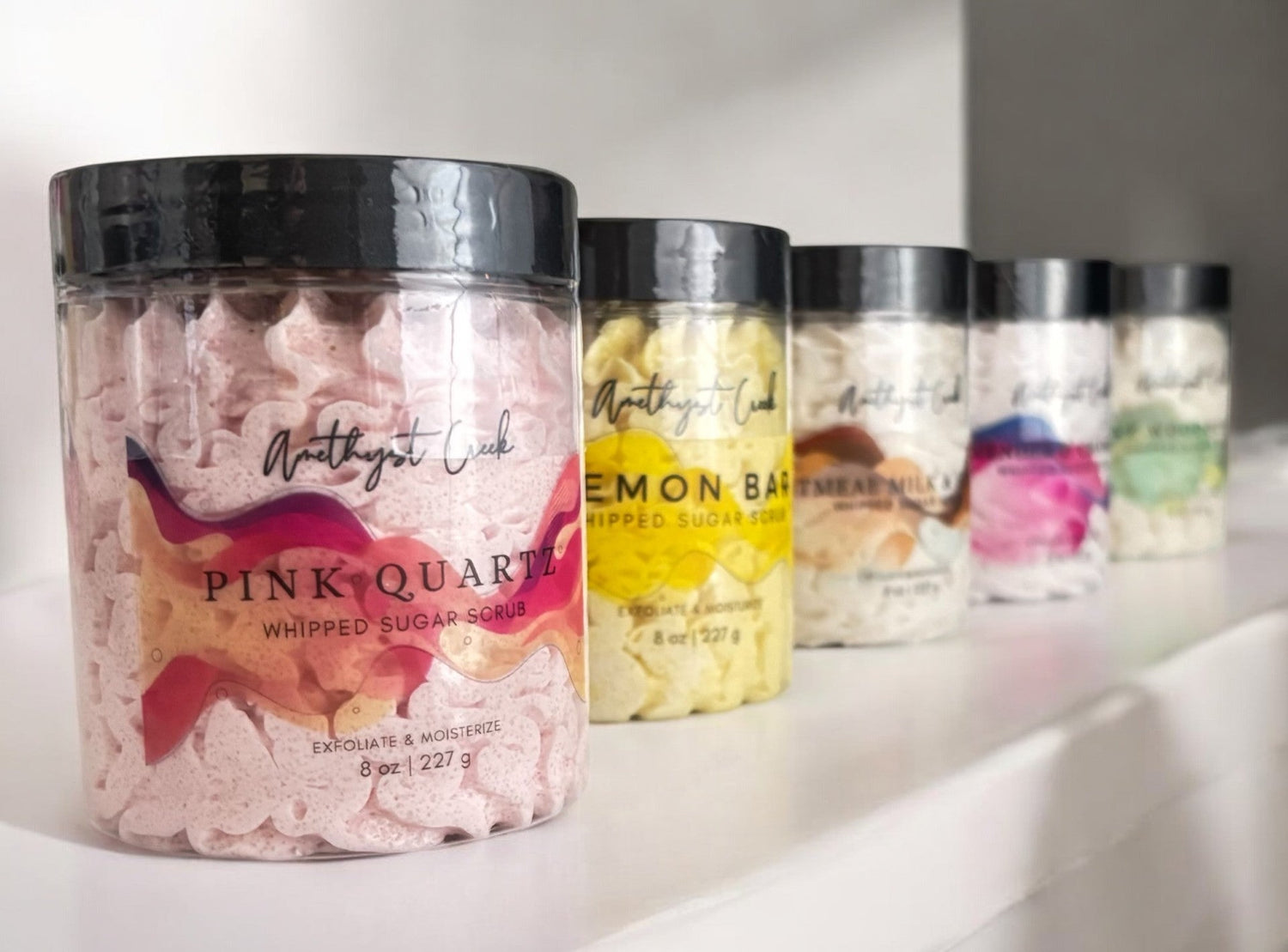 Whipped Sugar Scrubs