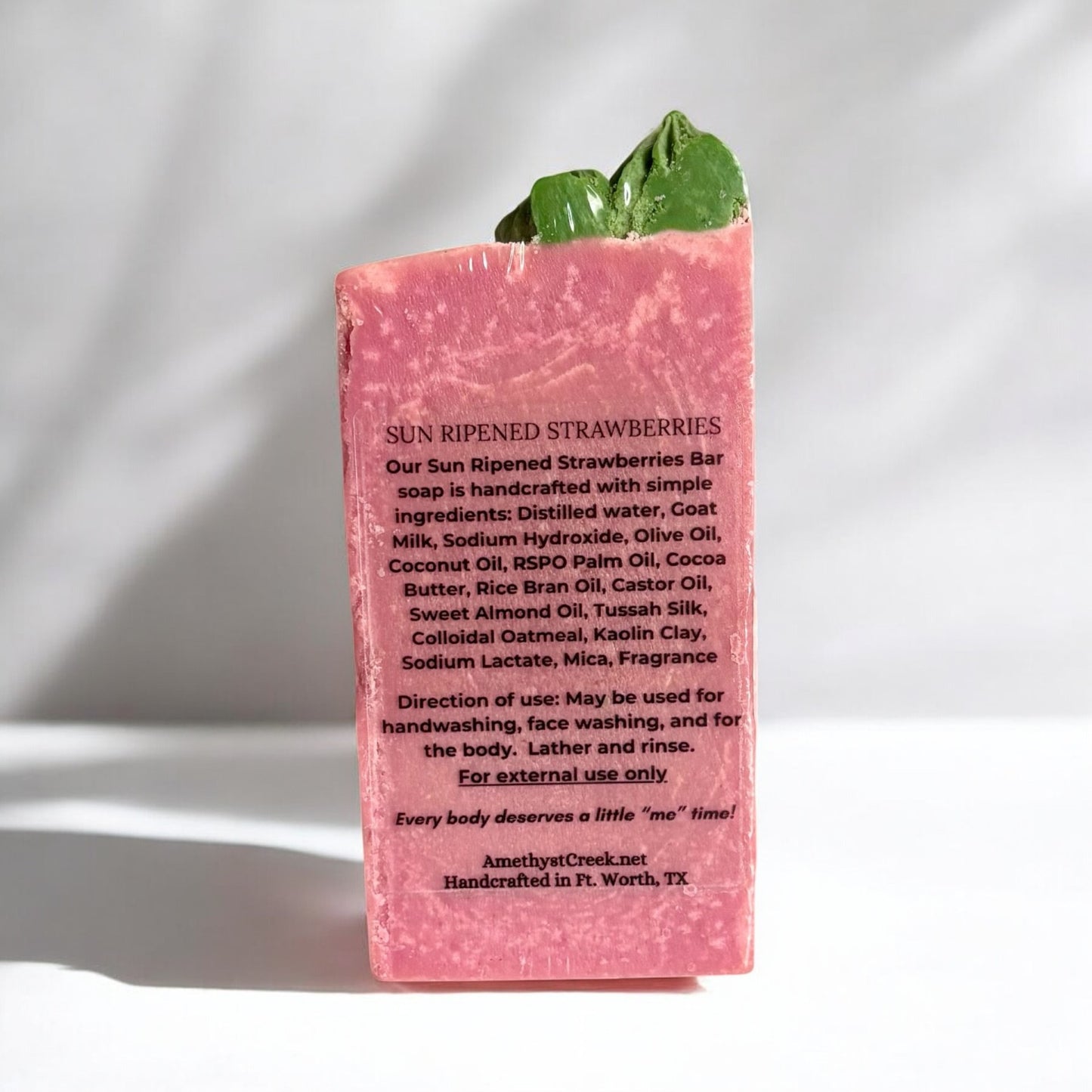 Sun Ripened Strawberries Goat Milk Soap