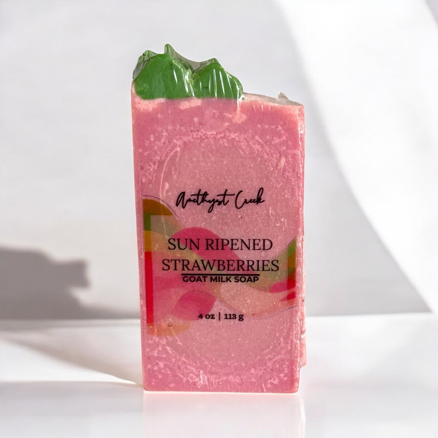 Sun Ripened Strawberries Goat Milk Soap