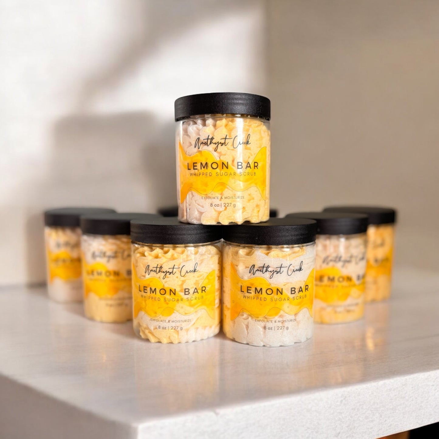 Lemon Bar Whipped Sugar Scrub