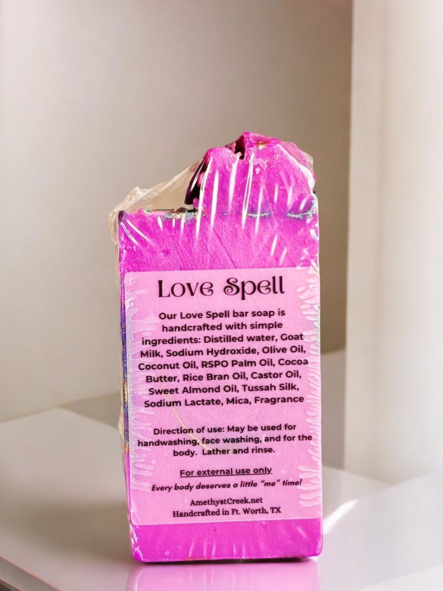 Love Spell Goat Milk Bar Soap