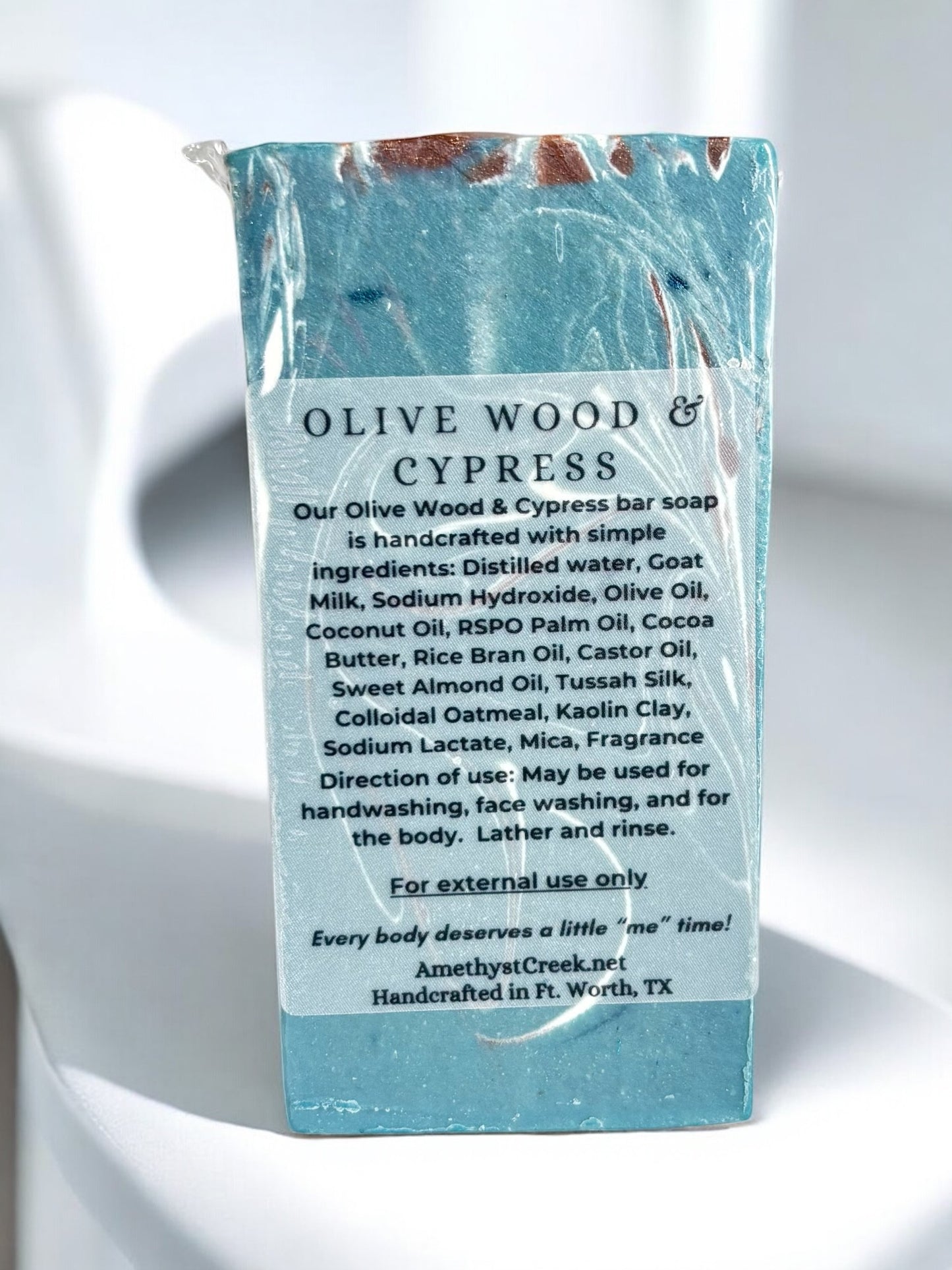 Olive Wood & Cypress Goat Milk Bar Soap