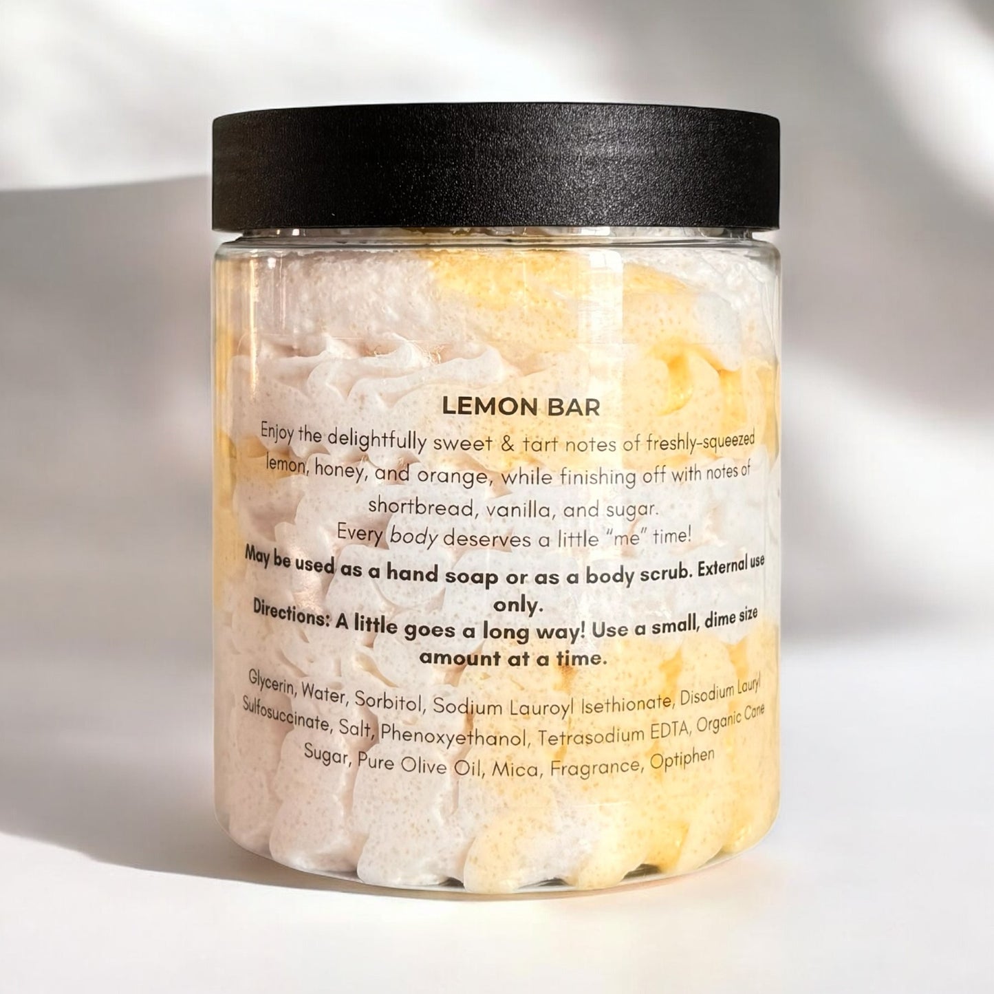 Lemon Bar Whipped Sugar Scrub