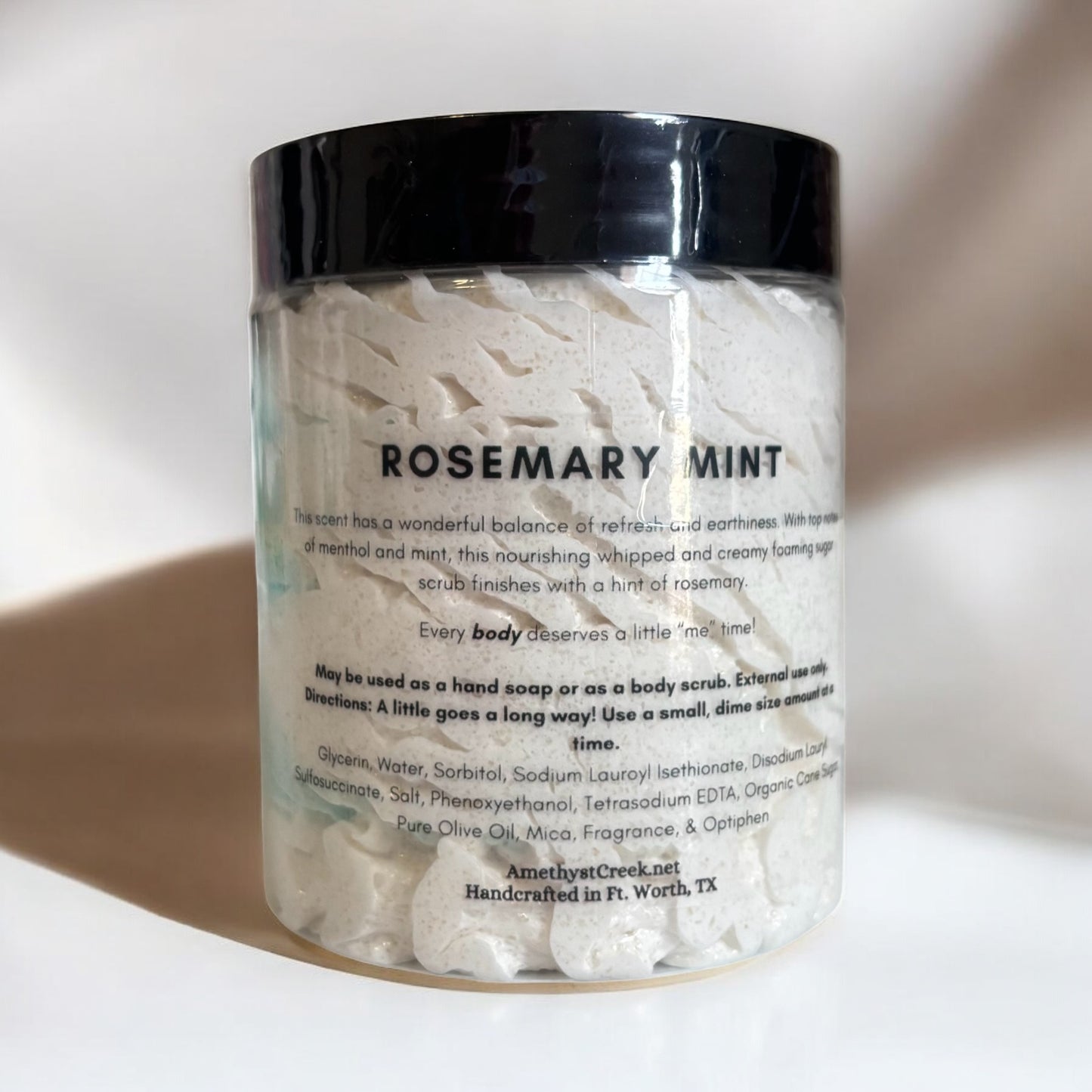 Rosemary Mint Whipped Sugar Scrub