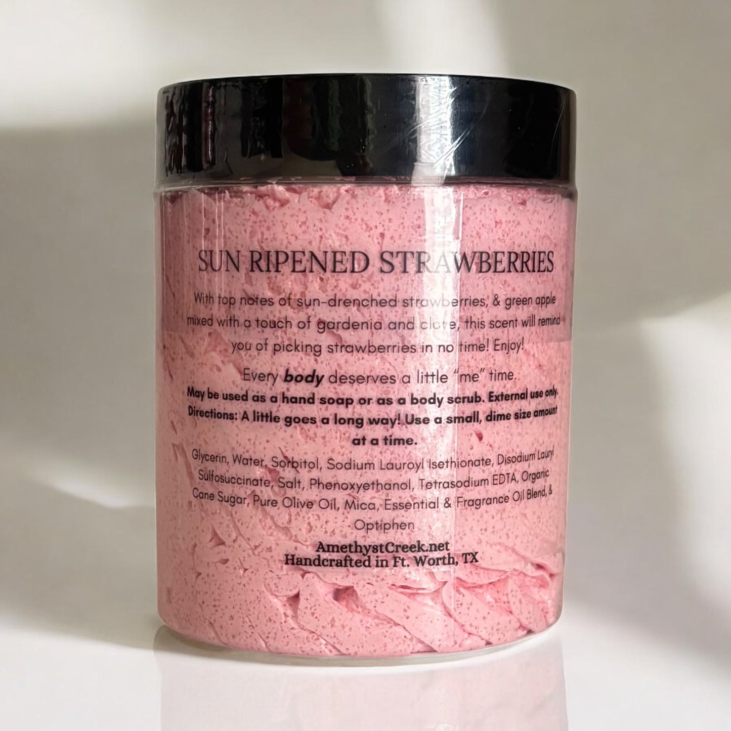 Sun Ripened Strawberries Whipped Sugar Scrub