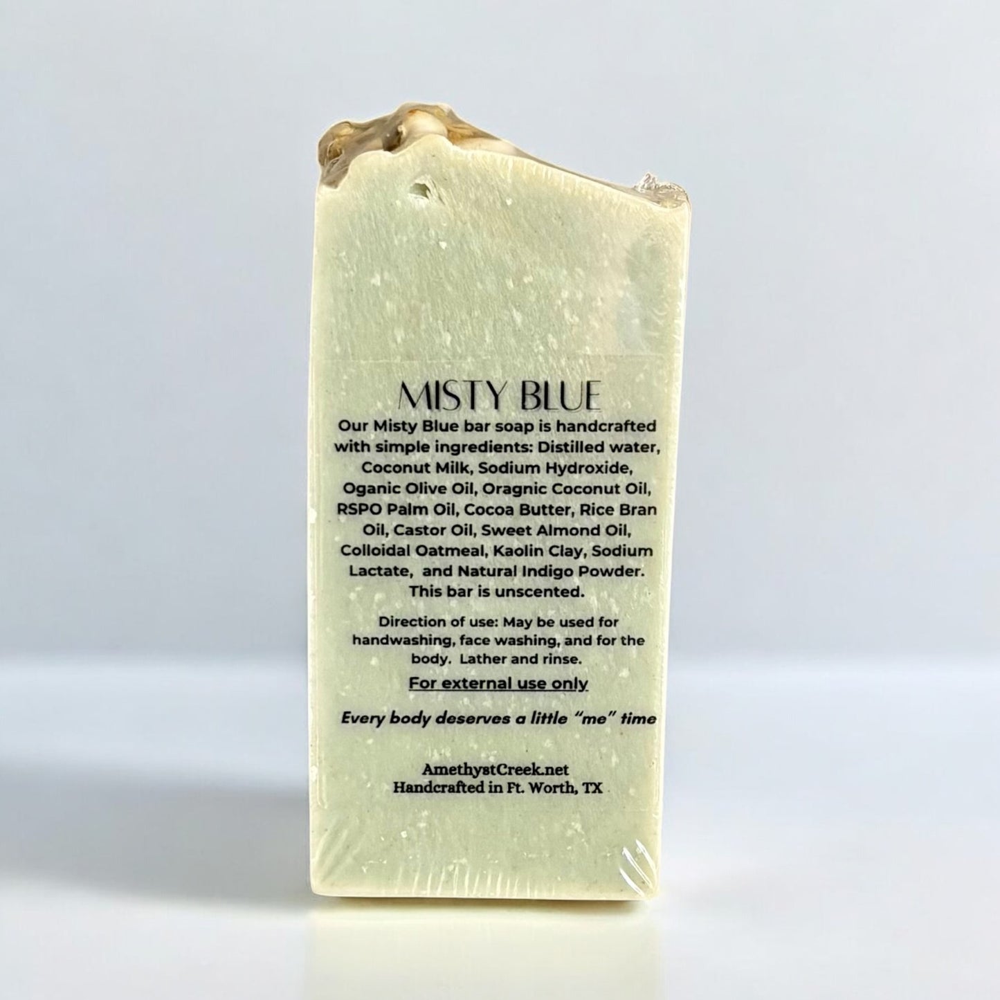 Misty Blue Coconut Milk bar soap