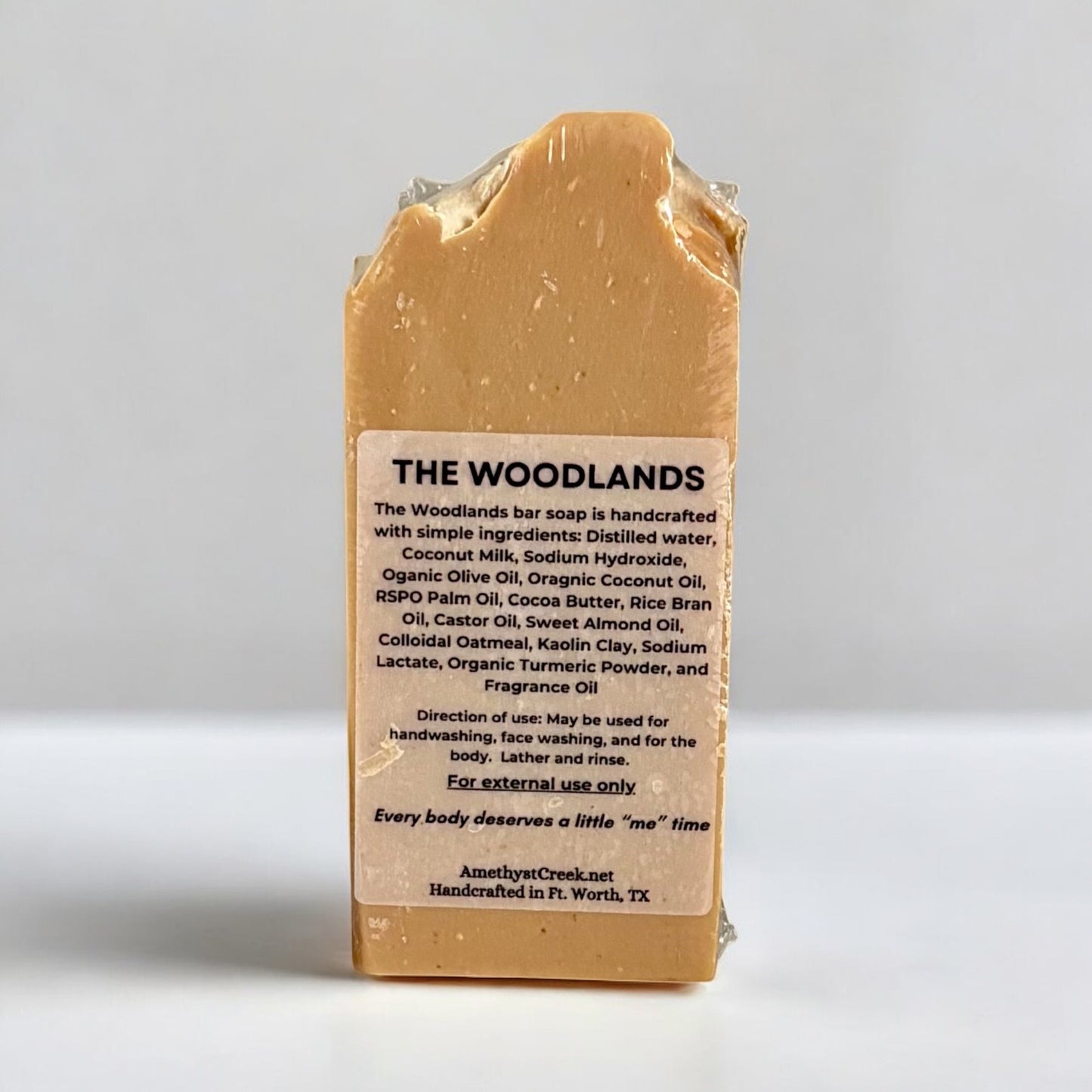 The Woodlands Coconut Milk bar soap