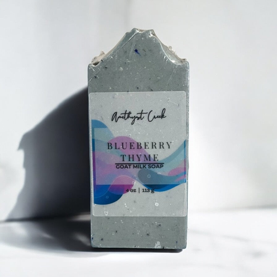 Blueberry Thyme Goat Milk Soap