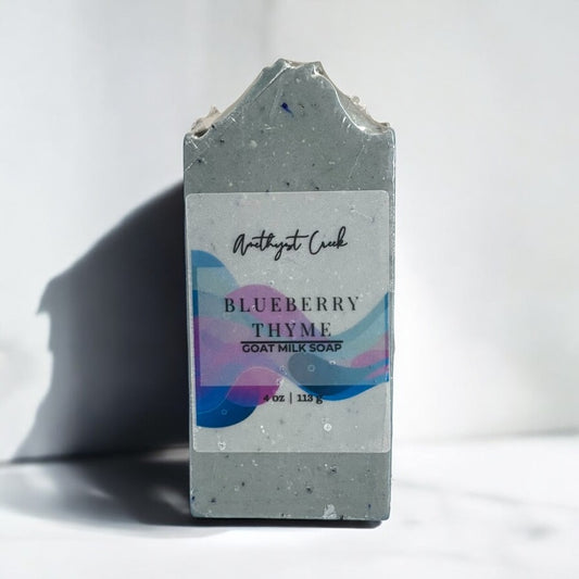 Blueberry Thyme Goat Milk Soap