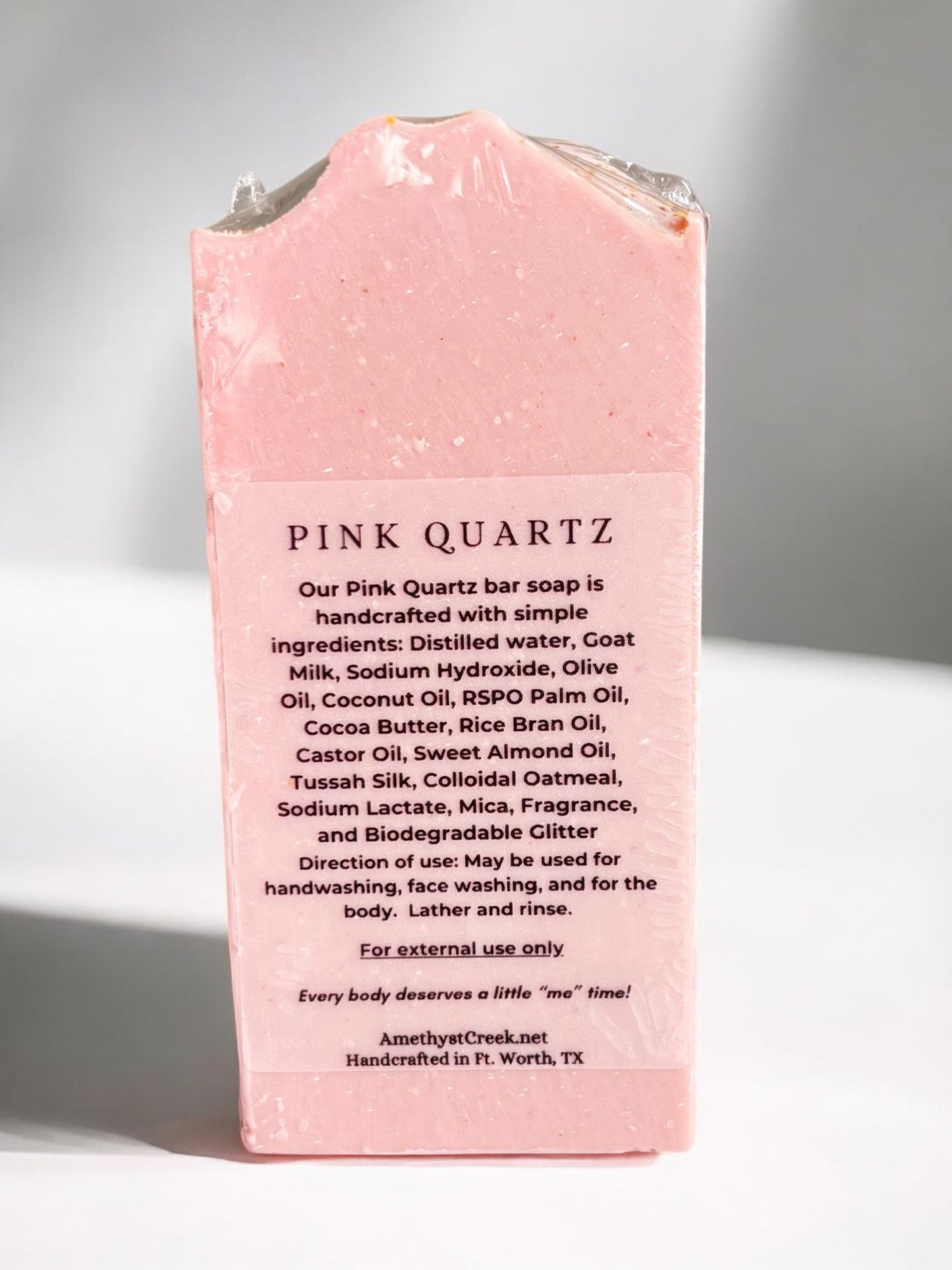 Pink Quartz Goat Milk Bar Soap