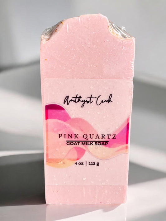 Pink Quartz Goat Milk Bar Soap