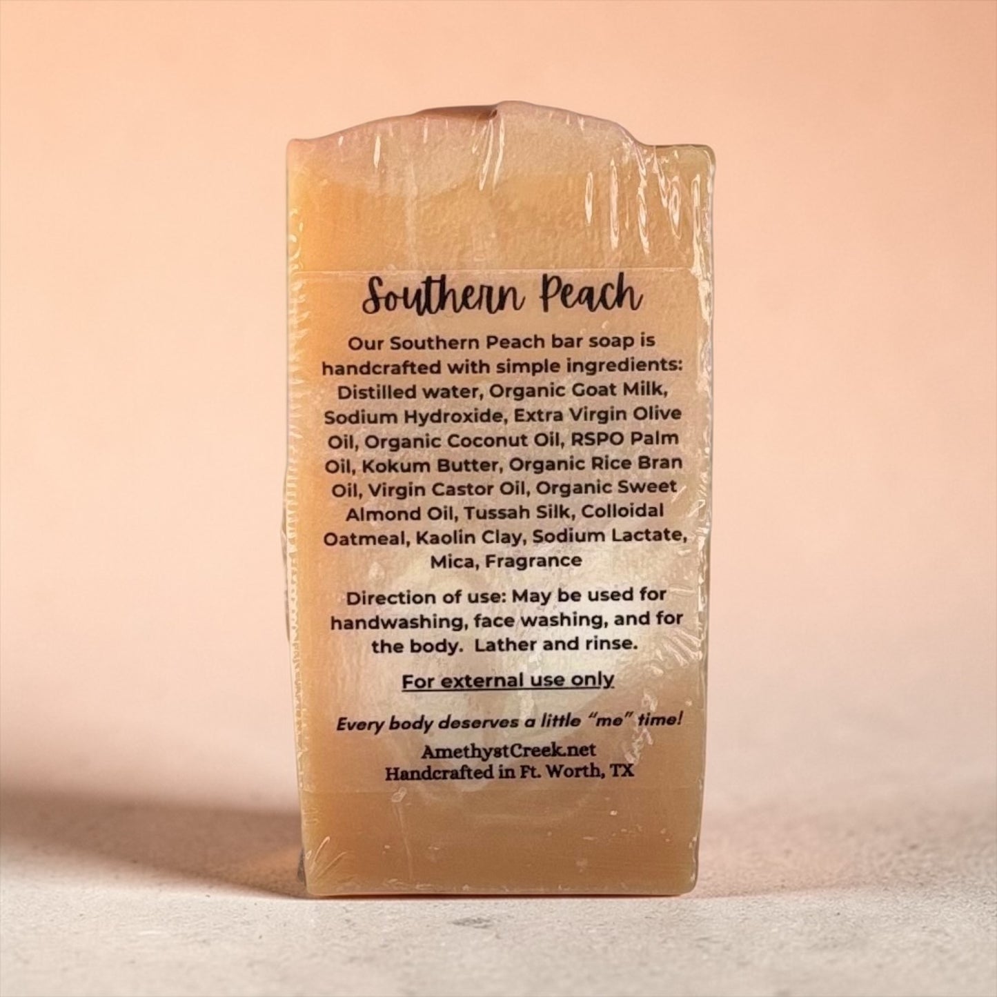 Southern Peach Goat Milk Soap