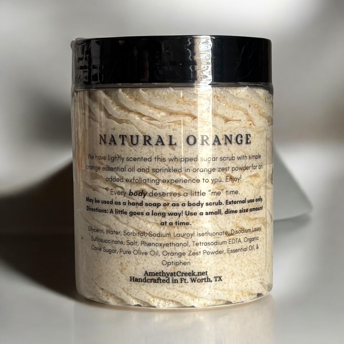 Natural Orange Whipped Sugar Scrub