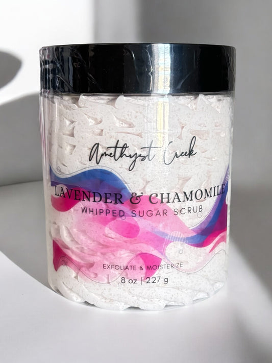 Lavender & Chamomile Whipped Sugar Scrub