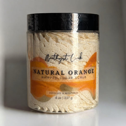 Natural Orange Whipped Sugar Scrub