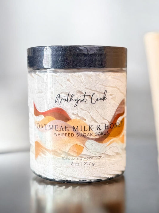 Oatmeal Milk & Honey Whipped Sugar Scrub