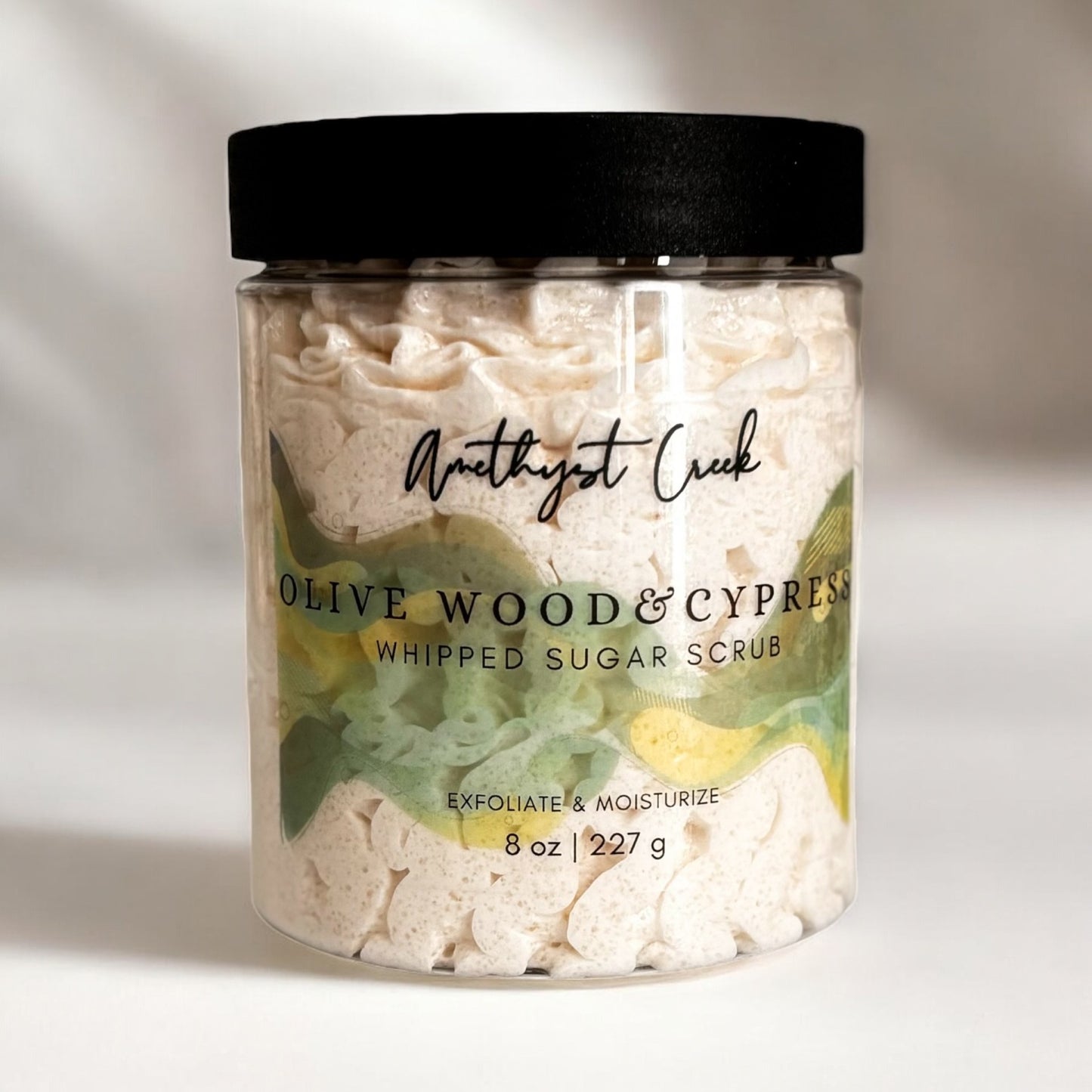 Olive Wood & Cypress Whipped Sugar Scrub