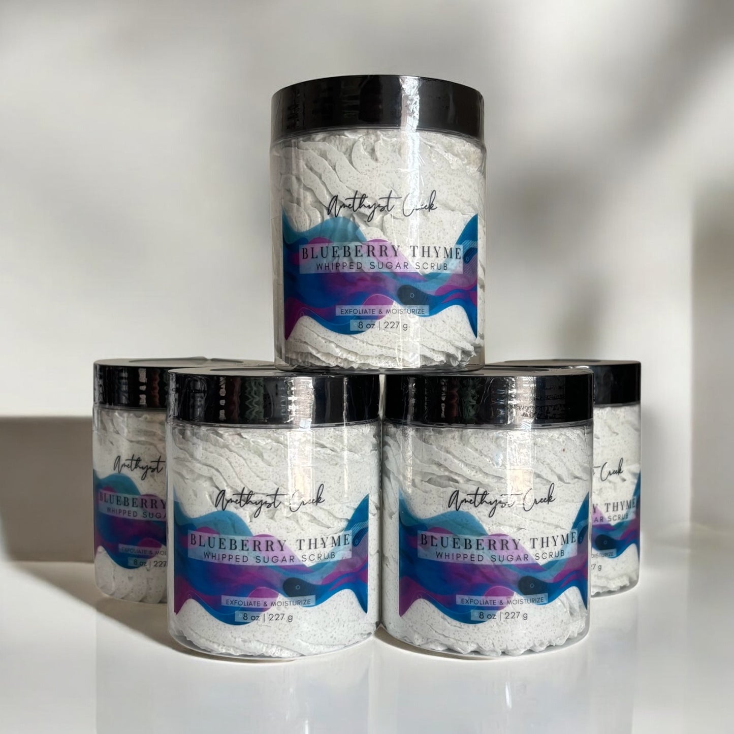 Blueberry Thyme Whipped Sugar Scrub